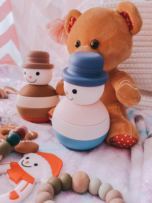 Snowman Stacker | Blue