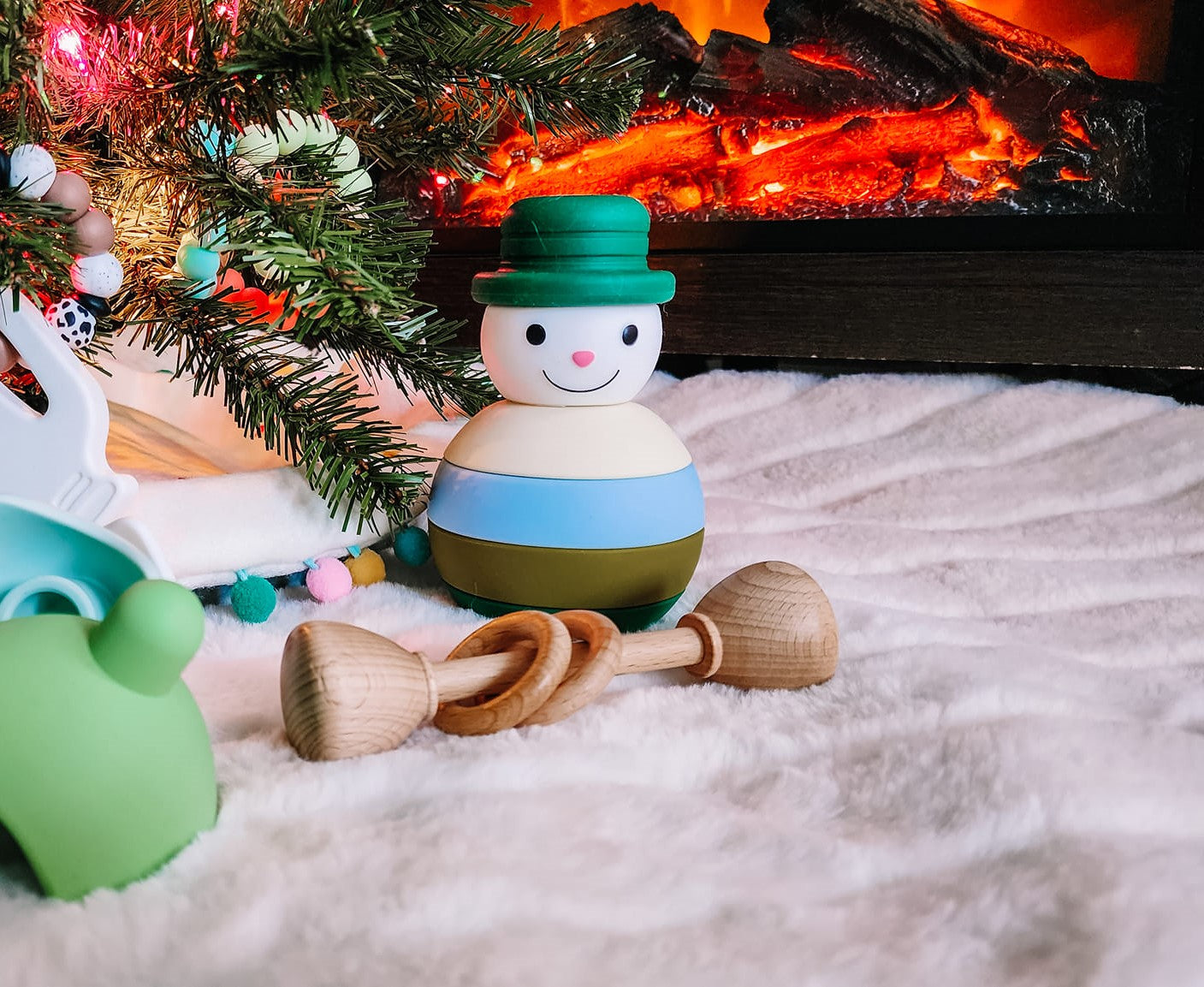 Snowman Stacker | Green